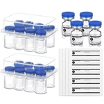 Threlaco 20 Pcs 1ML Sealed Sterile Empty Vials With Self Healing Blue. Fixed Price $16.87.