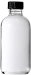 Premium Vials 4 Oz (120 Ml) Clear Boston Round Glass Bottle W/cap - Pack Of 6. Fixed Price $12.87.