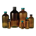 Qorpak GLC-01961 Boston Round Bottle 24-400 Black Phenolic Polycone Lined Cap 8. Fixed Price $126.75.