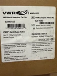 Vwr Pp, 17000G, Conical Bottom, Sterilized Centrifuge Tubes 15ML Case 93000-022. Fixed Price $49.95.