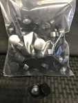 (144) Wheaton 22-400 Black Phenolic Screw Cap W/ Ldpe Cone Liner 239255. Fixed Price $48.74.