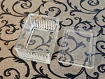 Vintage Wheaton Medical Glass Slotted Rectangular Slide Box Dish With. Fixed Price $14.99.