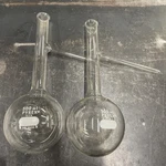 Lot Of New Pyrex Distillation Boiling Flask W/ Side Arm 500ML #4620 Made Usa. Fixed Price $36.94.
