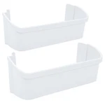 2-PACK 240323001 Door Bin Shelf White Lower Abs For Frigidaire Refrigerator. Fixed Price $19.17.