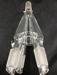 Chemglass 14/20 Outer Inner Way Distillation Adapter CG-1279-11. Fixed Price $90.99.