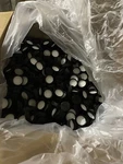 28-400 Thread Ribbed Black Plastic Bottle Caps Foam Lined 5500 PCS-4 Cents Each. Fixed Price $220.00.