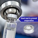 1000PCS 20MM Aluminum Silver Crimp Cap Ptfe/ Silicone For 6ML/10ML/20ML Vials Us. Fixed Price $159.99.