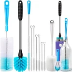 Holikme Bottle Brush Tube Cleaning Set With Long Handle, Cup Cleaner White. Fixed Price $13.81.