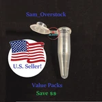 1.5 Ml Micro Centrifuge Tubes/vials/containers W/snap Cap Value Packs. Fixed Price $8.98.
