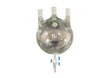 Chemglass 5000ML 24/40 Vertical 3 Neck Round Bottom Flask With Stopcock Drain. Fixed Price $244.99.