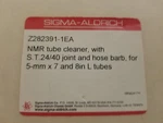 Sigma Aldrich Nmr Tube Cleaner 24/40 Joint 5 Mm Z282391. Fixed Price $195.00.