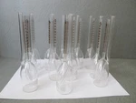 Lot Of 12 Kimble Chase Kimax Babcock Bottles 50% Skim Milk Test ***unused. Fixed Price $125.00.