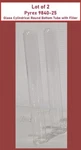 Lot Of Pyrex 9840-25 Glass Cylindrical Round Bottom Tube With Filter, 55ML. Fixed Price $37.99.