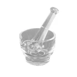 Glass Mortar And Pestle Set For Grinding Herbs, Spices, Medication. Fixed Price $33.68.