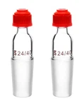 Qwork Thermometer Inlet Adapter With 24/40 Inner Joint, Pack Glass. Fixed Price $14.19.