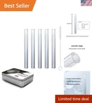 Heat-resistant Borosilicate Glass Tubes With Cleaning Brush Perfect Gift Set. Fixed Price $18.99.