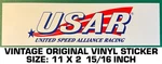 United Speed Alliance Racing - Vintage Original Vinyl Decal Sticker Drag Nhra. Fixed Price $9.54.