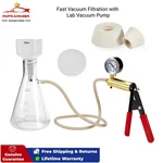 1000ML Buchner Funnel Flask Kit With Hand Pump Vacuum Filtering Lab Filters New. Fixed Price $59.99.