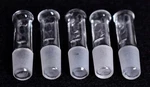 5 Count Corning # 8 Hollow Glass Stoppers. Fixed Price $12.99.