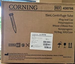 Corning 15ML Centrifuge Tube Rnase/dnase-free, 500 /cs, Ref 430766, Sterile. Fixed Price $109.99.