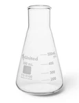United Scientific FG5100-500 Erlenmeyer Flask Borosilicate Glass Wide 500ML 6 Ct. Fixed Price $38.00.