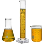 Beaker Flask Cylinder Set 3.3 Boro Glass Pieces Karter Scientific. Fixed Price $14.62.