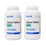 Major Pharmaceuticals Senna Vegetable Laxative Tablets, 1000 Ct. - Pack Of 2. Fixed Price $30.07.