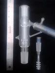 Summit Reseach Short Path Distillation Head Fc 34/45 Jacketed Borosilicate Glass. Fixed Price $199.99.