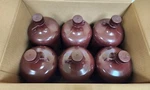 Box Of 6 Thermo 2204-0010 4-LITER(1-GAL) Nalgene Large Narrow-mouth Amber Bottle. Fixed Price $150.00.