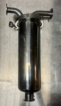 Pall 14" Stainless Steel Sanitary Single Cartridge Filter Housing. Fixed Price $695.00.