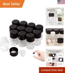 Elegant 12-PIECE 2ML Clear Glass Vials With Orifice Reducers For Essential Oils. Fixed Price $7.99.