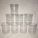 Uline S-99368 Clear Round Wide-mouth 16 Oz Plastic Jars Only Count New. Fixed Price $10.65.