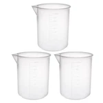 Uxcell Measuring Cup 1000ML Pp Plastic Graduated Beaker Transparent For Lab K.... Fixed Price $34.81.