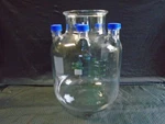 Chemglass 36L Graduated 7-NECK Bio Reactor Vessel GL-45 Caps CLS-1406. Fixed Price $1399.99.