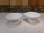 Vintage Corelle By Corning Woodland Brown Floral Creamer Open Sugar Bowl Set. Fixed Price $7.19.