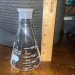 Pyrex Labware Corning 5020 250 Ml, W/ Teflon (frosted) Top-beakers. Fixed Price $8.00.