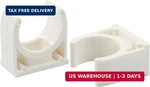 Bonsicoky U-shaped Pvc Clamps, 100 Pcs White 16MM Clips For Water Pipes, Tv. Fixed Price $10.86.