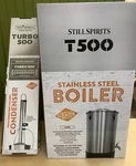 Spirits Turbo Still! T-500 Water Oil Stainless Steel Reflux Condenser. Fixed Price $547.17.