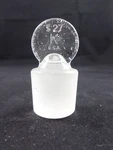 Kimble Kimax Solid Glass Pennyhead Flask Length Size #27 Inner Joint Stopper. Fixed Price $9.59.