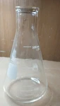 Pyrex Corning Glass Erlenmeyer Flasks W/ Heavy Duty Rim 500ML 4980-500. Fixed Price $14.95.