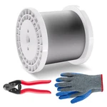 Uimoso Stainless Steel Cable T316, T304 Wire Rope 1/8" 1/16",1/4". Fixed Price $105.99.
