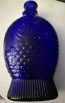 Wheaton Cobalt Blue Glass Fish Bottle Dr. Fisch's Bitters Children's Delight. Fixed Price $25.00.
