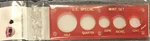 Red Capital Plastic Coin Holder Snap For Us Special Mint Set Safe Storage Case. Fixed Price $14.98.