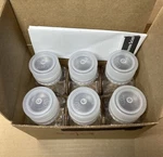 Nalgene Square Lab Bottles, Polycarbonate, Narrow Mouth, 2015-0125, Ml, 6 Pk. Fixed Price $50.00.