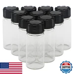Ellbest 10ML Clear Glass Vials Sample Bottles W/ Screw Caps - Pack Of. Fixed Price $15.17.
