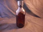 Lab Glass 60 Ml Amber Narrow Mouth Modern Round Media Bottle Height 195 Mm. Fixed Price $9.19.