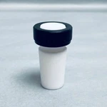 Chemglass Hollow With Extraction Nut 24/40 Joint Total Of 5 Stoppers. Fixed Price $81.82.