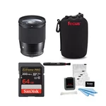 Sigma 16MM F/1.4 Dn Contemporary Lens For Canon Ef-m With 64GB Sd Card Bundle. Fixed Price $449.00.