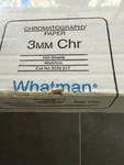 Whatman 46 X 57 Cm 3MM Chromatography Paper (100 Sheets). Fixed Price $320.00.
