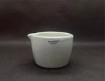 Fisherbrand 65ML Glazed Porcelain Mortar With Spout, 80MM Od X 54MM H, FB-961-B. Fixed Price $16.99.